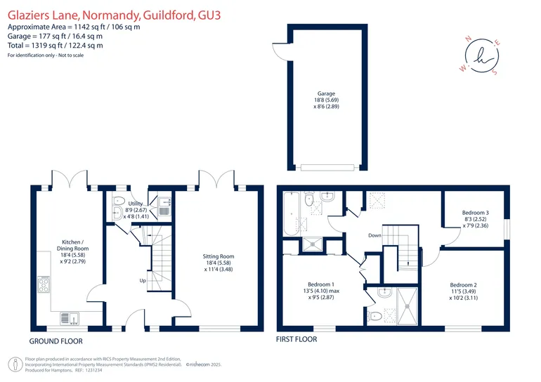 Floorplan 1 for Normandy GU3