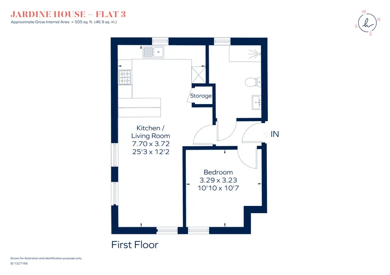 Floorplan 1 for Claremont Road, Teddington, TW11