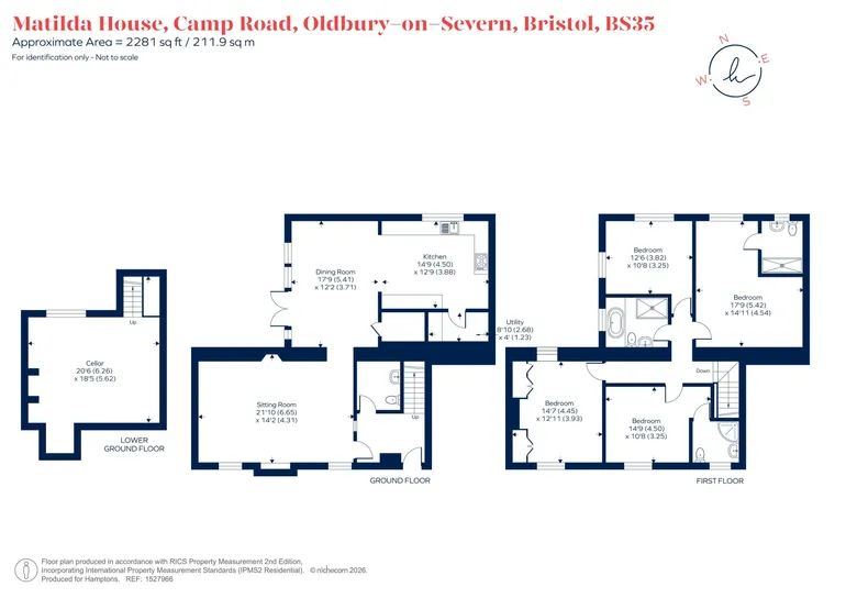 Floorplan 1 for Camp Road, Oldbury-On-Severn, BS35