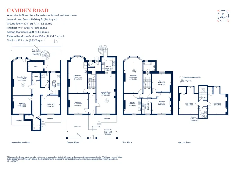 Floorplan 1 for Camden Road, London, N7