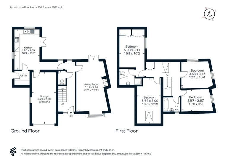 Floorplan 1 for Firs Road, Salisbury, SP5
