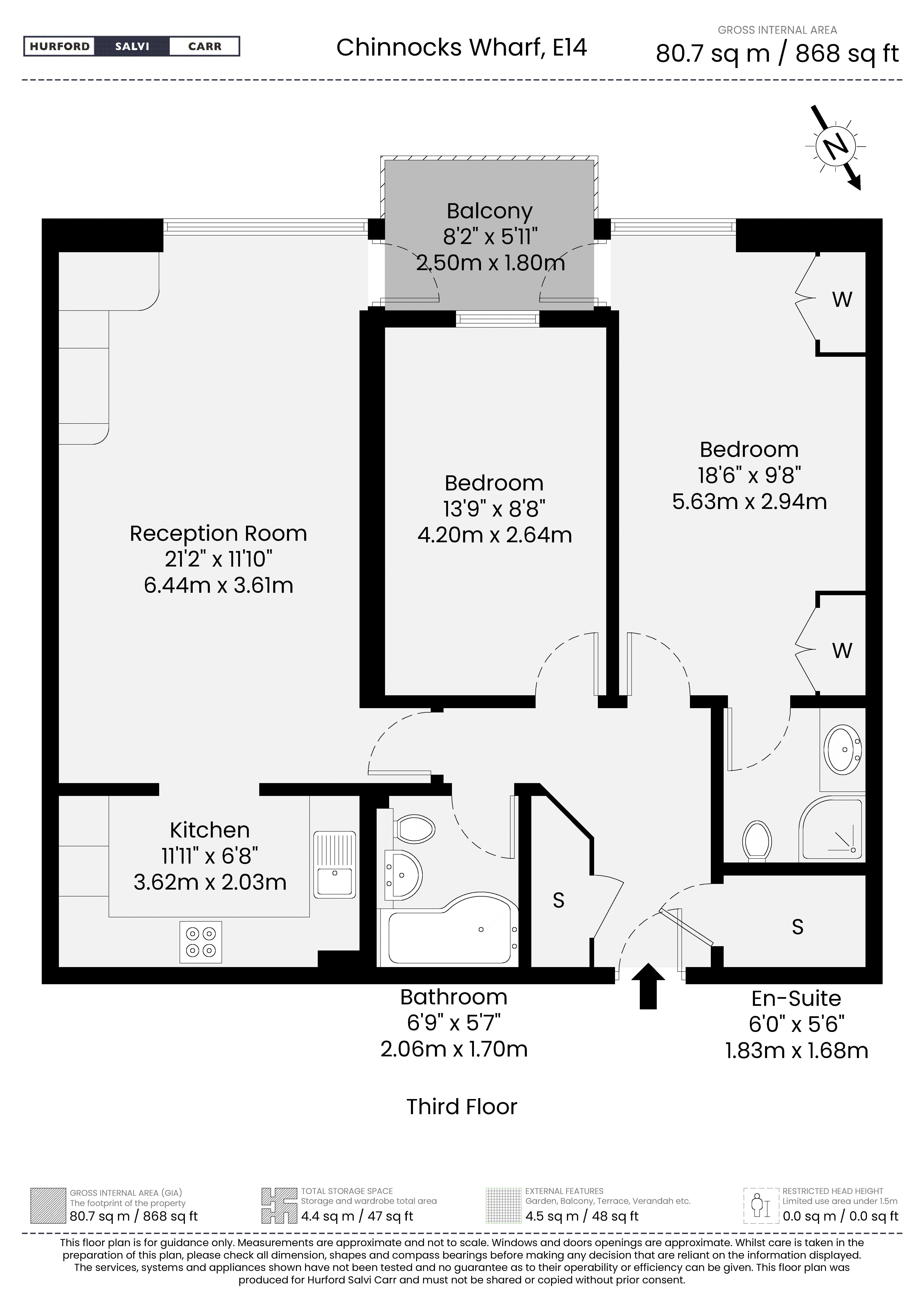 Chinnocks Wharf, 42 Narrow Street, London, E14 floorplan