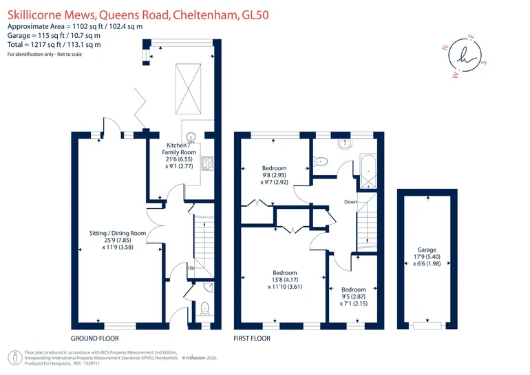 Floorplan 1 for Queens Road, Cheltenham, GL50