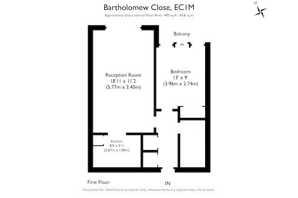 Bartholomew Close, Smithfield, London, EC1A floorplan