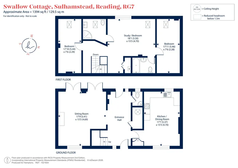 Floorplan 1 for Hosehill, Reading, RG7