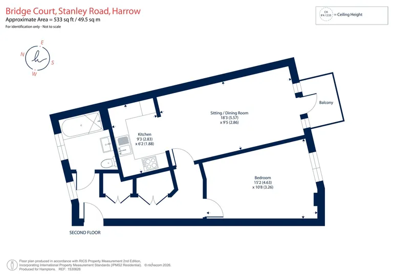 Floorplan 1 for Stanley Road Harrow HA2