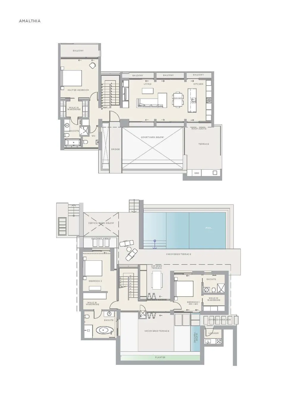Floorplan for Tsada, Pafos, Cyprus