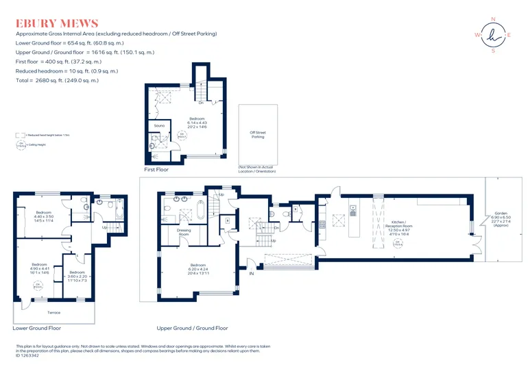 Floorplan 1 for Ebury Mews, London, N5