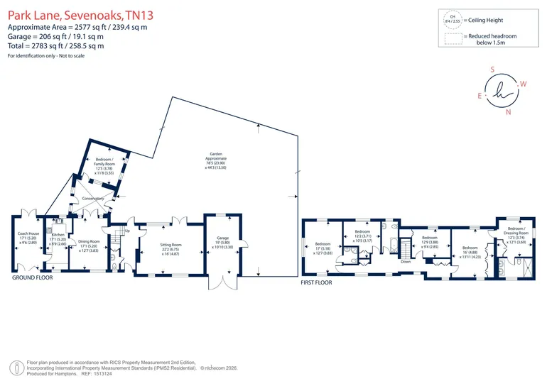 Floorplan 1 for Park Lane, Sevenoaks, TN13