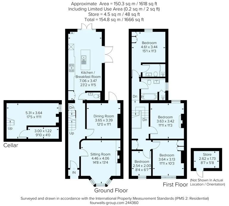 Floorplan 1 for The Crescent, Maidenhead, SL6