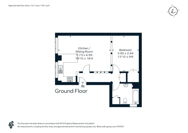 Floorplan 1 for St. Leonards Avenue Windsor SL4