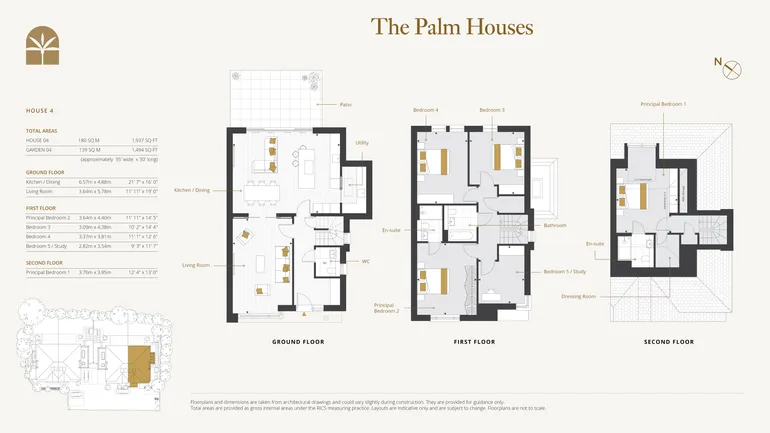Floorplan 1 for Plot 4 The Palm Houses Shelley Close, Edgware, HA8