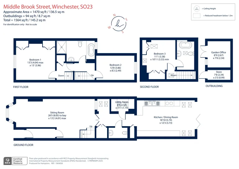 Floorplan 1 for Middle Brook Street Winchester SO23