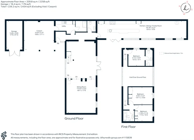 Floorplan 1 for Wykham Park Farm Banbury OX16