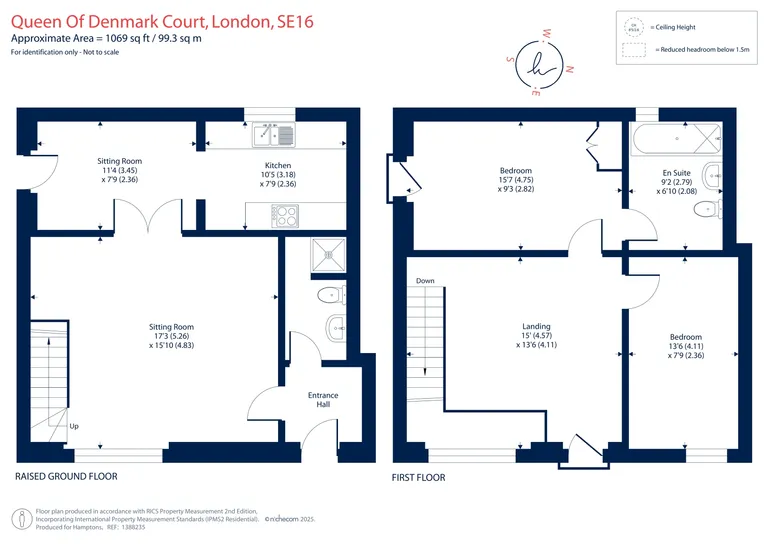 Floorplan 1 for Queen of Denmark Court, Rotherhithe, SE16