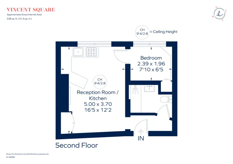 Floorplan 1 for Walcott Street London SW1P