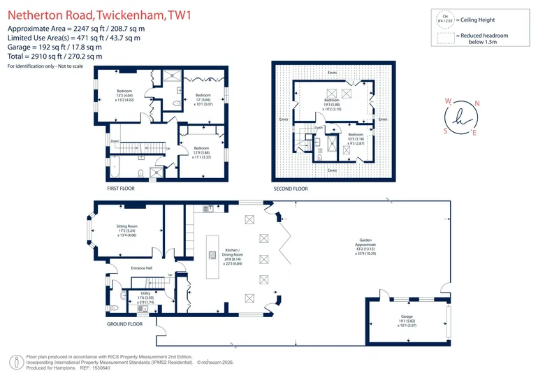 Floorplan 1 for Netherton Road, TWICKENHAM, TW1