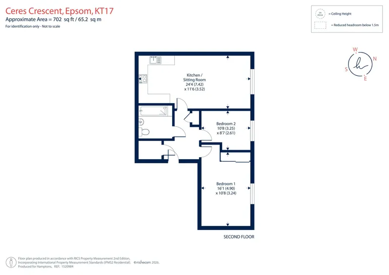 Floorplan 1 for Ceres Crescent, Epsom, KT17