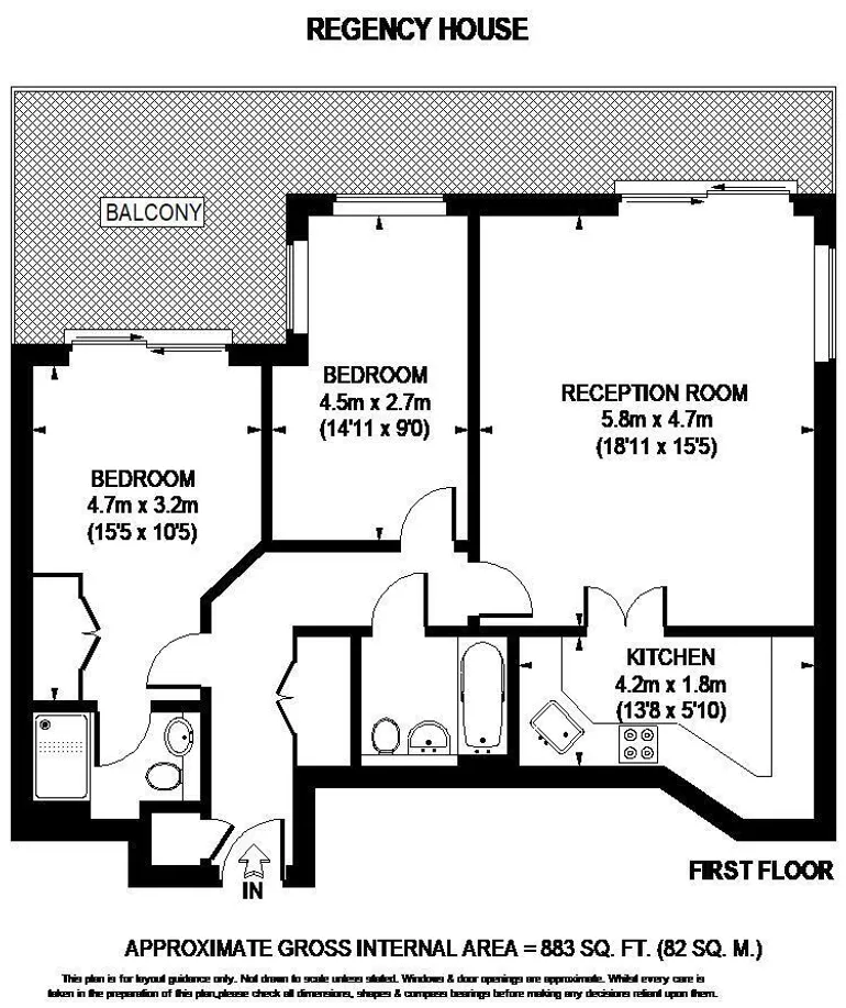 Floorplan 1 for Imperial Wharf SW6