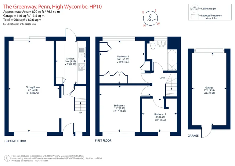 Floorplan 1 for The Greenway High Wycombe HP10