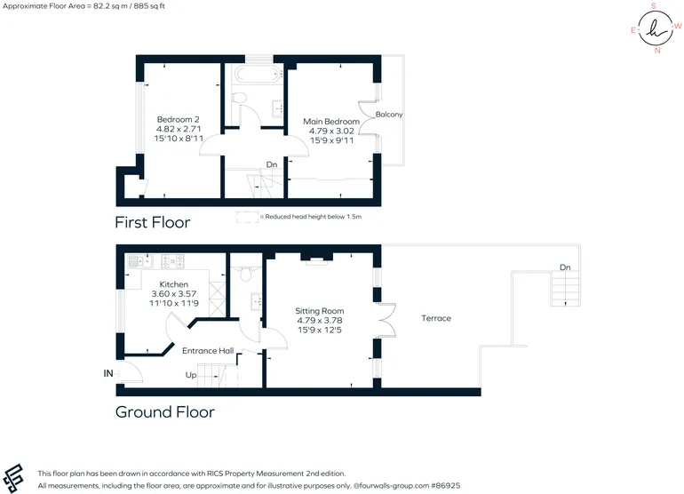 Floorplan 1 for St. Johns Road Bath BA2