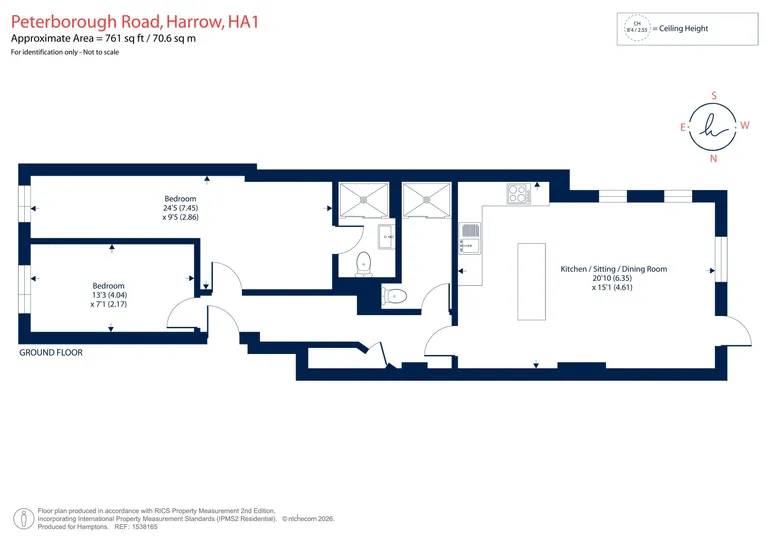 Floorplan 1 for Peterborough Road Harrow HA1