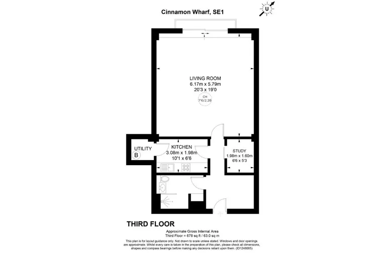 Floorplan 1 for Cinnamon Wharf, Shad Thames, SE1