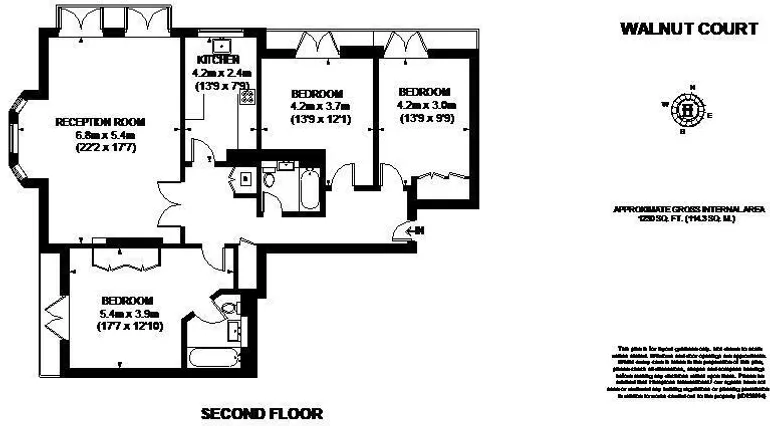 Floorplan 1 for Marloes Road London W8