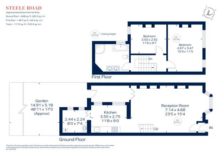 Floorplan 1 for Steele Road London N17