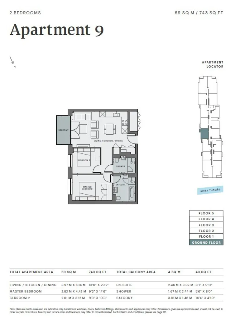 Floorplan 1 for Broom Road, Teddington, TW11