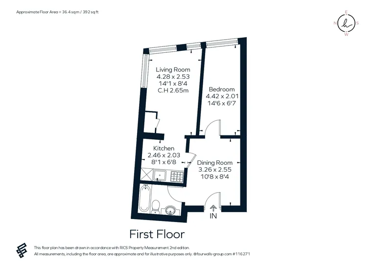 Floorplan 1 for South Lambeth Road Lambeth SW8