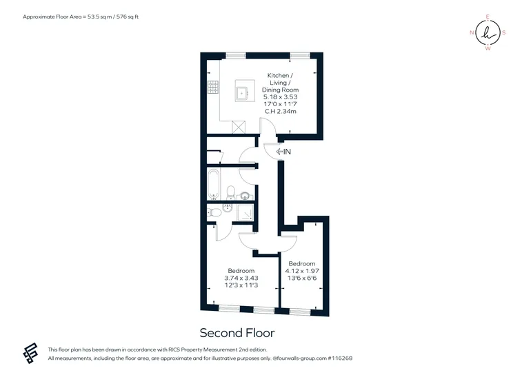 Floorplan 1 for South Lambeth Road Lambeth SW8
