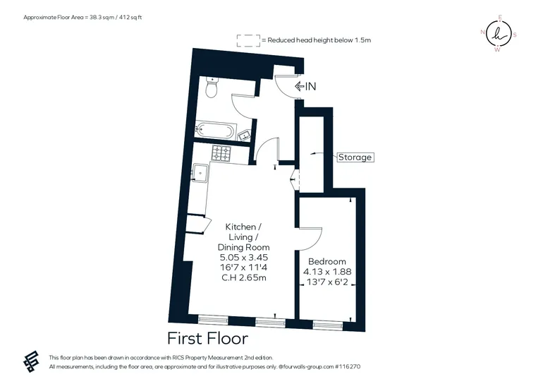 Floorplan 1 for South Lambeth Road Lambeth SW8