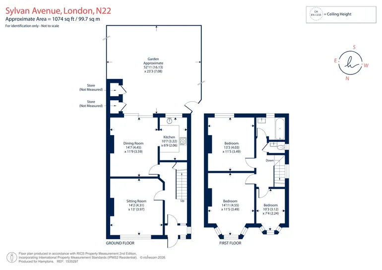 Floorplan 1 for Sylvan Avenue London N22