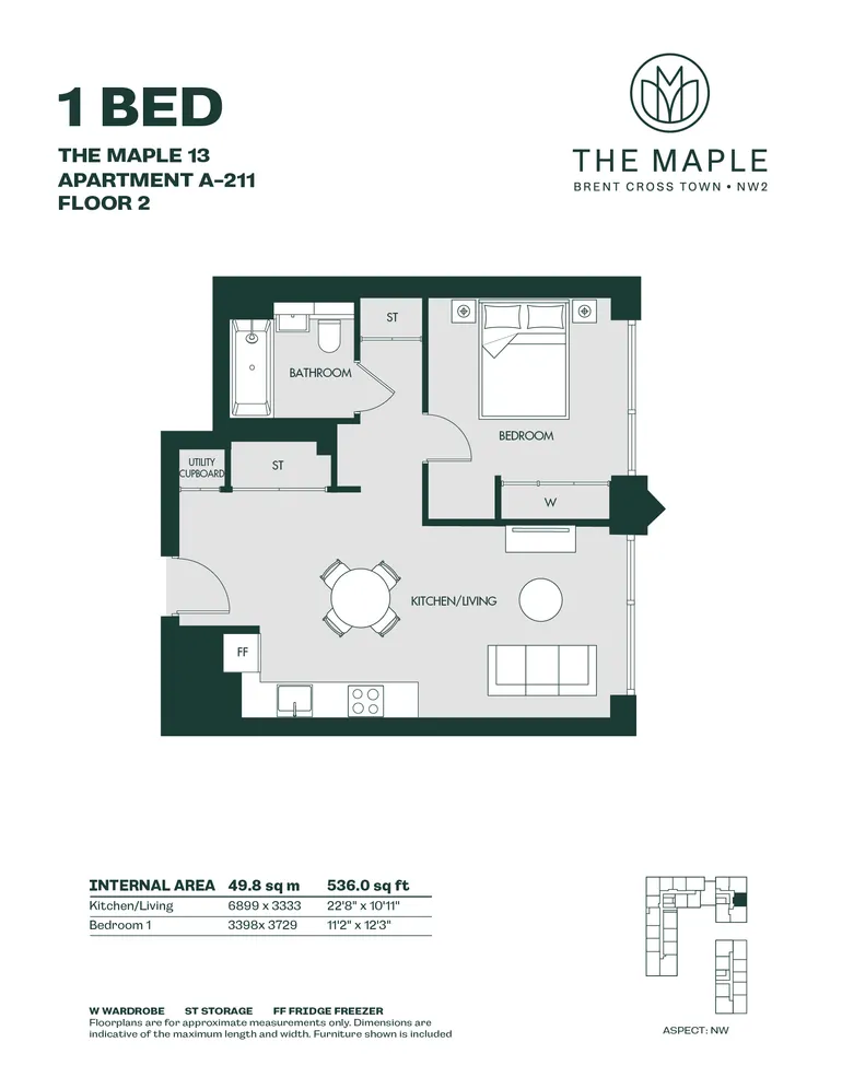 Floorplan 1 for Aviator Drive London NW2