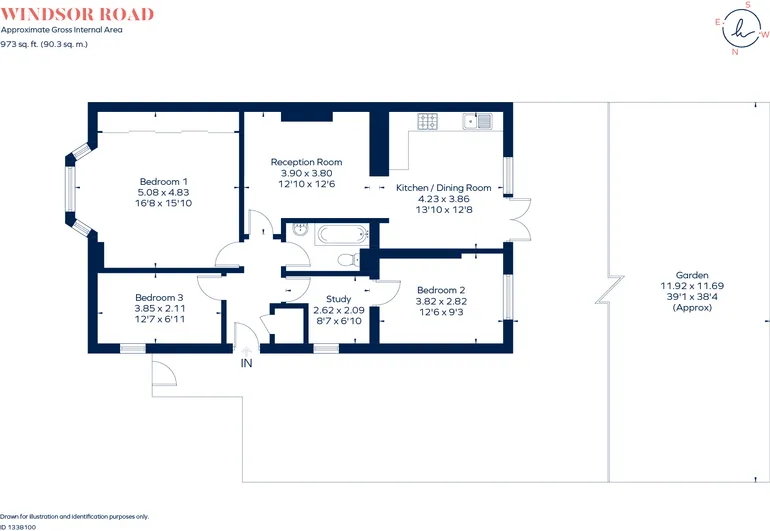 Floorplan 1 for Windsor Road, Ealing, W5