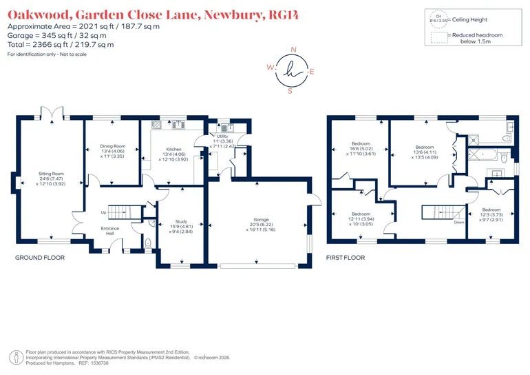 Floorplan 1 for Garden Close Lane, Newbury, RG14