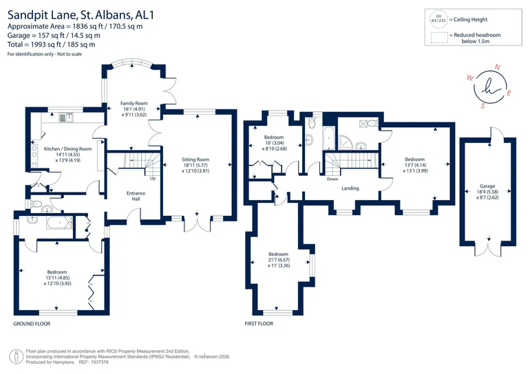 Floorplan 1 for Sandpit Lane, St. Albans, AL1