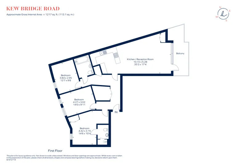 Floorplan 1 for 41-42 Kew Bridge Road London TW8
