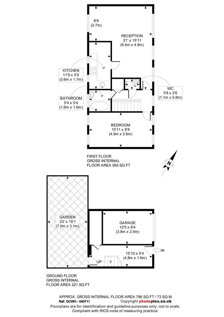 Floorplan 1 for Garlinge Road Chevington NW2
