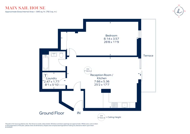 Floorplan 1 for 1 Mast Quay London SE18