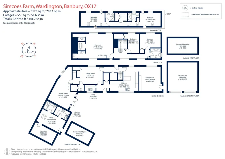 Floorplan 1 for Wardington, Nr Banbury, OX17