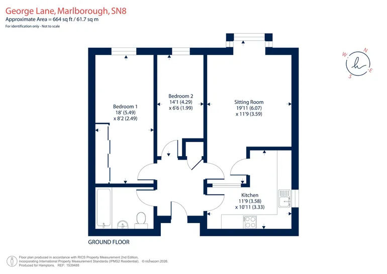 Floorplan 1 for George Lane, Marlborough, SN8