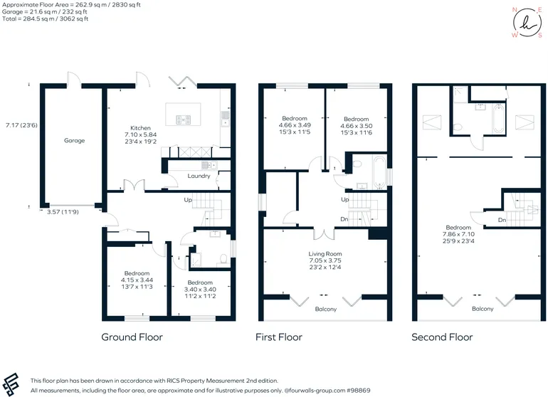 Floorplan 1 for The Furlongs, Tadworth, KT20