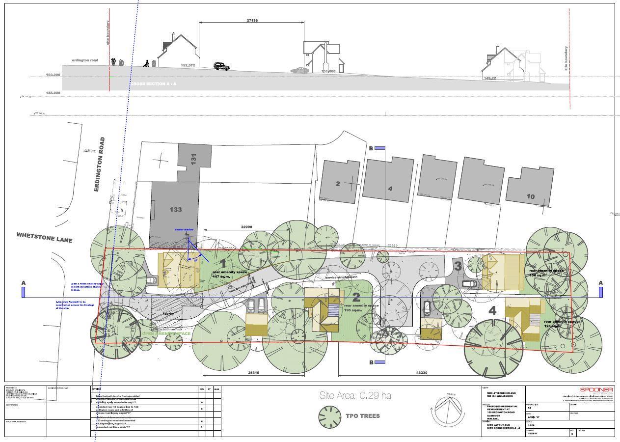 property for sale in Erdington Road, Aldridge Guide price £695,000