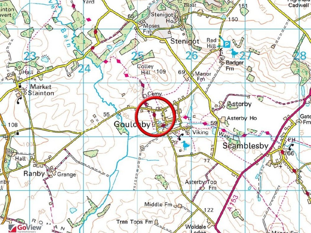 property for sale in Building Plot (North), Watery Lane, Goulceby, Lincolnshire Wolds, LN11 9UR