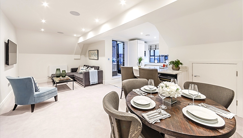 TWO BEDROOM PENTHOUSE  TO LET  RAINVILLE ROAD  FULHAM  W6 Image 2