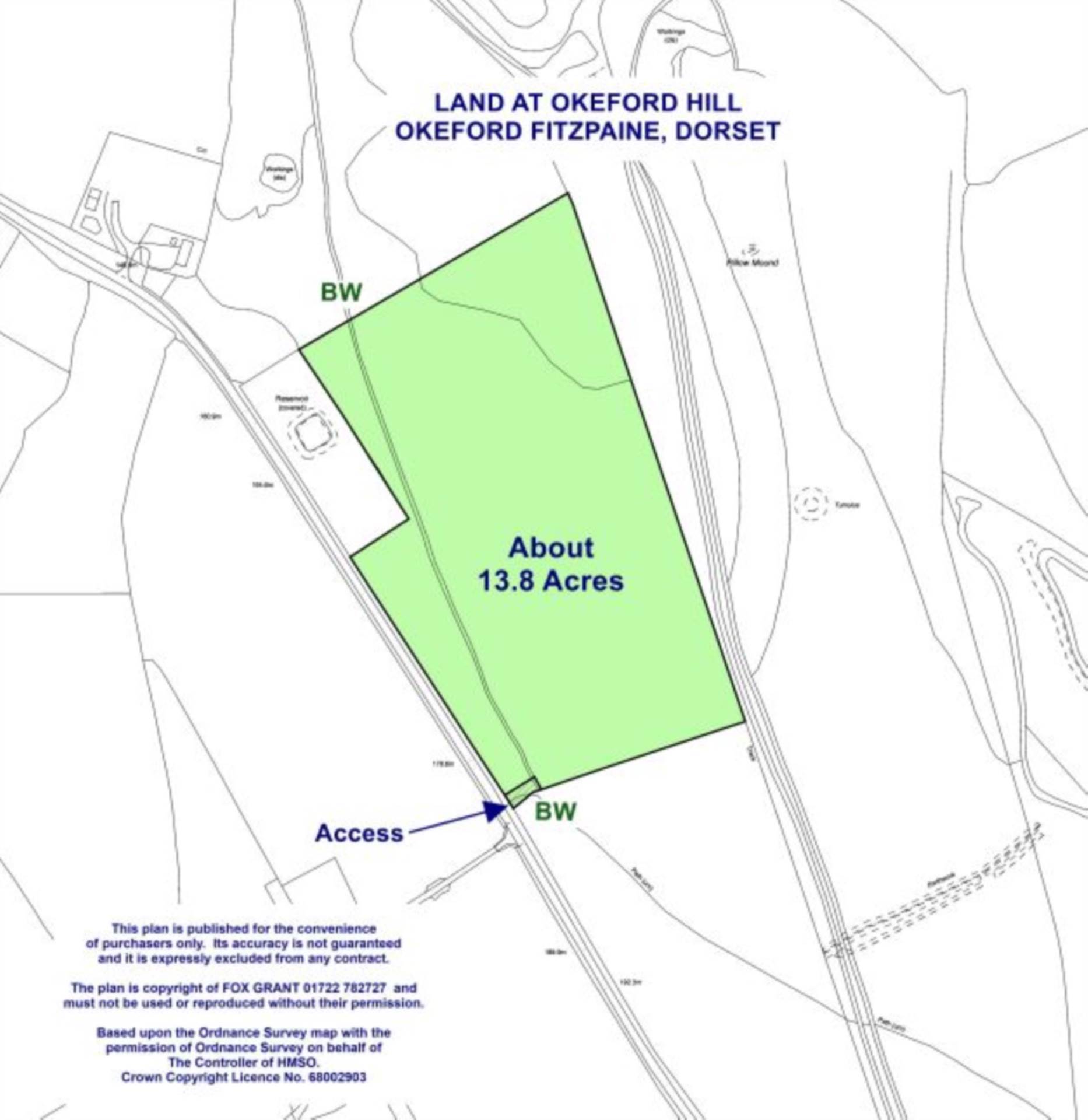 Land at Okeford Fitzpaine, Dorset Image 1