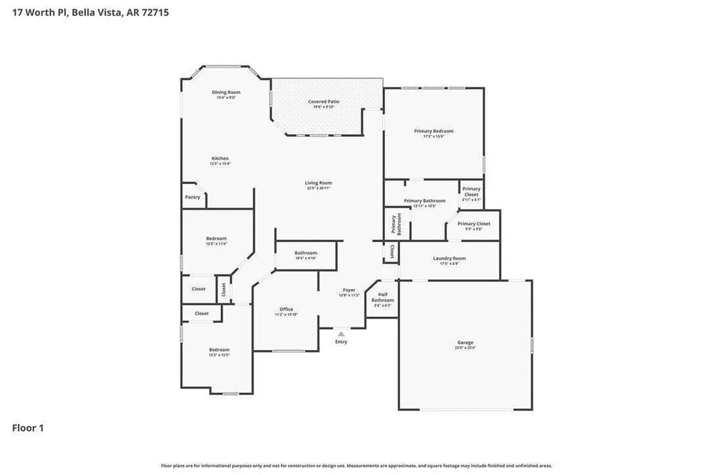 17 Worth Pl, Bella Vista, AR 72715