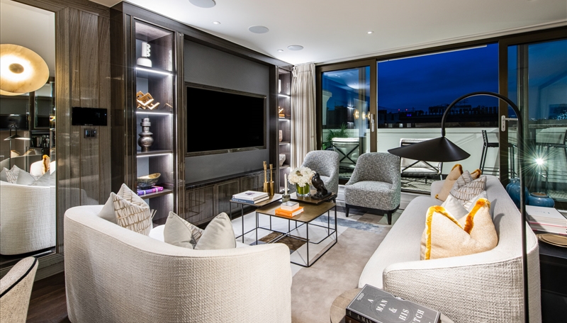 Fourth Floor Three Bedroom Penthouse To Let, Prince of Wales Terrace, Kensington, W8 Image 2